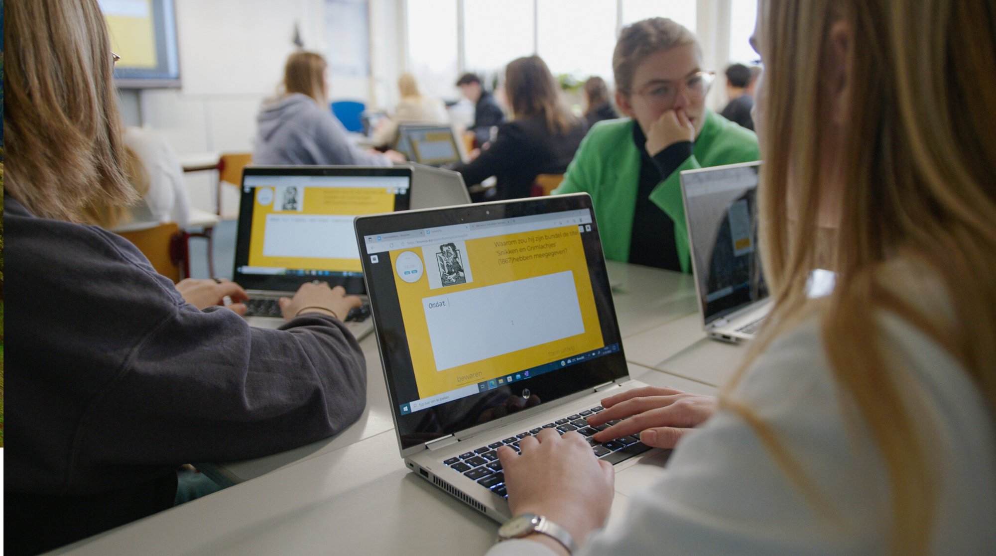 Classroom of Vechtdal college