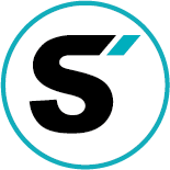 Logo of Signpost: the letter S with black and blue colors